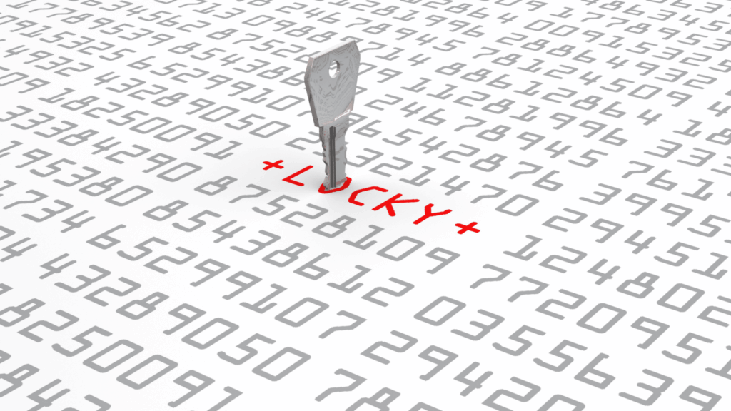 Graue Zahlen auf weißem Hintergrund Schriftzug Locky in rot und Schlüssel als Symbol für Verschlüsselungstrojaner