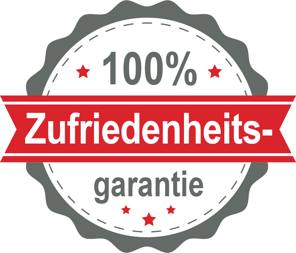 trust badge zufriedenheitsgarantie pirenjo.it