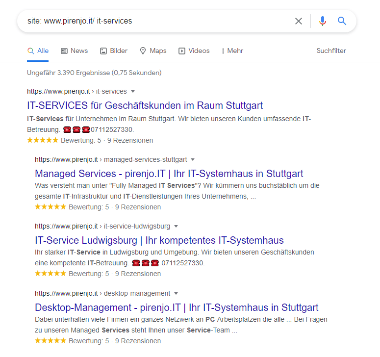 Tipp zur Google Suche mit "site:"