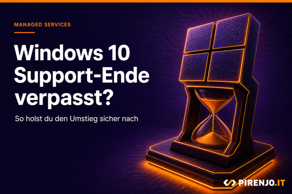 Windows 10 Support Ende - IT-Sicherheit bei pirenjo.IT Stuttgart